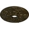 Ekena Millwork Norwich Ceiling Medallion (Fits Canopies up to 4 1/2"), 18"OD x 3 1/2"ID x 1 3/8"P, Green Gold CM18NOGGS - alternate 4